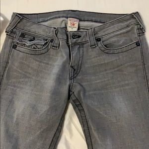 Cute gray True Religion jeans